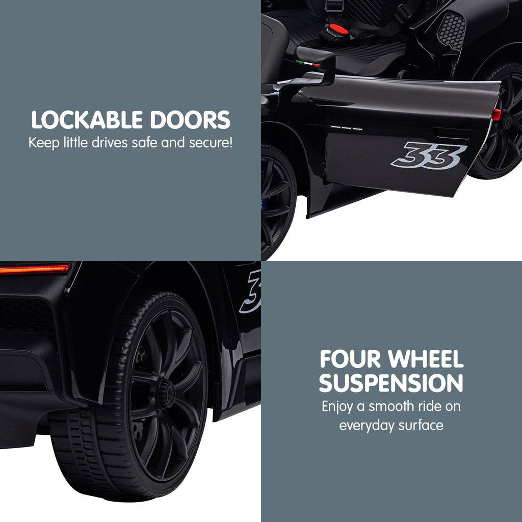 Kahuna Maserati MC20 GT2 Licensed Electric Kids Ride On Race Car Black