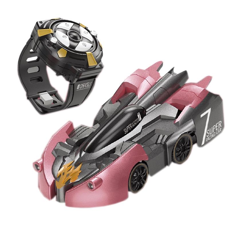 Electric Remote Control Wall Climbing Car for Kids - Mini Toy - Red Charge Handle Rc Edition