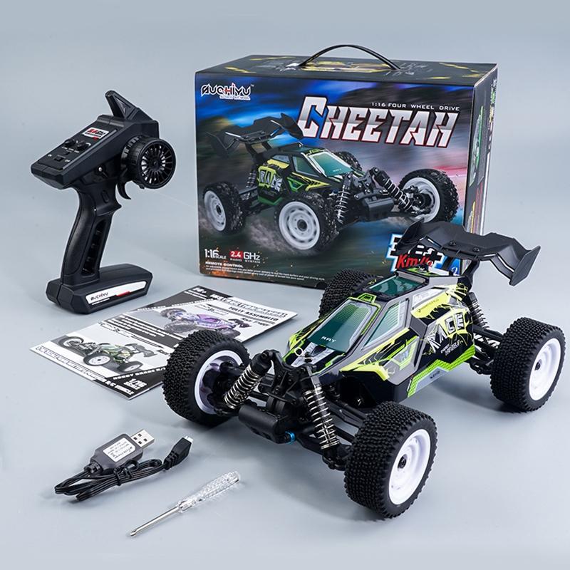 Green 1 16 2.4g Rc Off-road Racing Car Toy - Electric 4wd