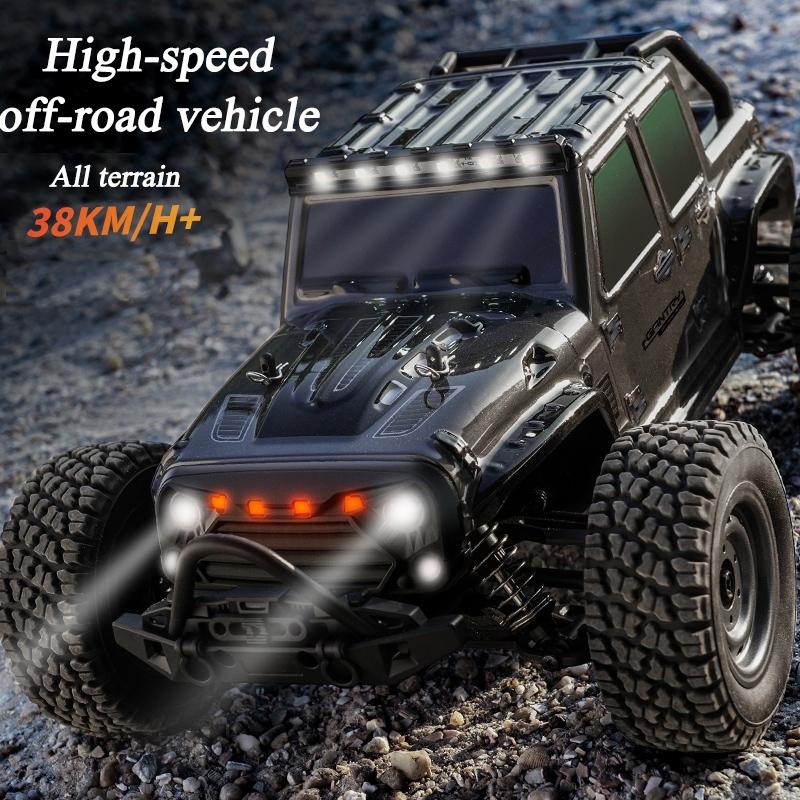 1 16 2.4g Electric 4wd Off-road Rc Car Toy - Dark Gray