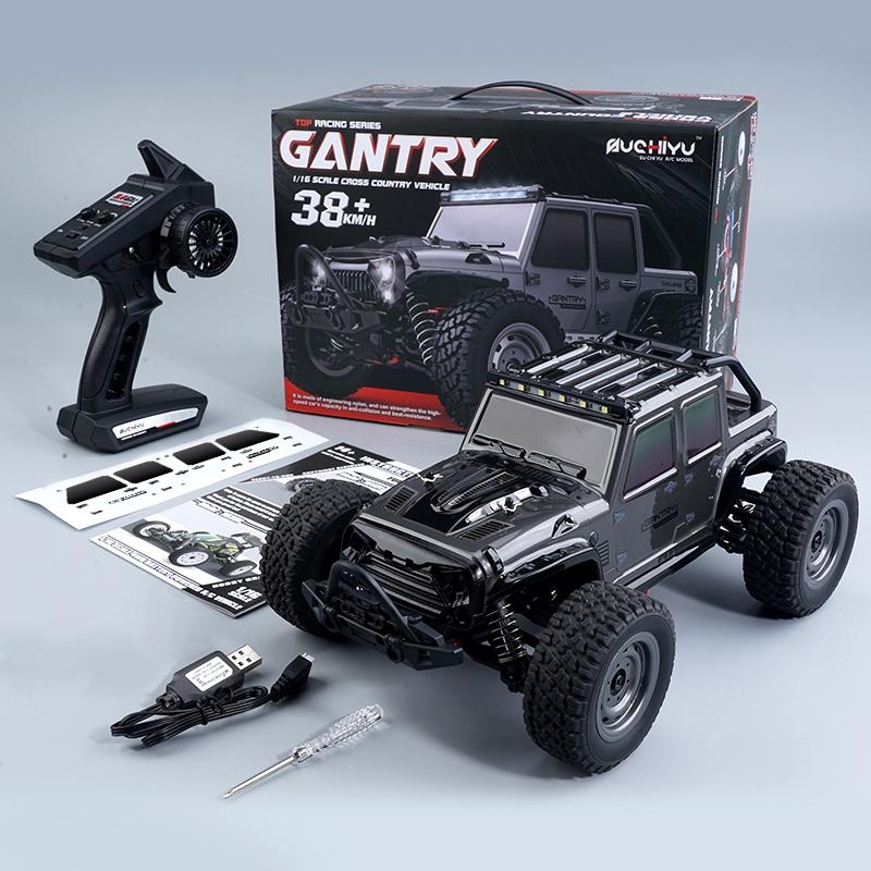 1 16 2.4g Electric 4wd Off-road Rc Car Toy - Dark Gray