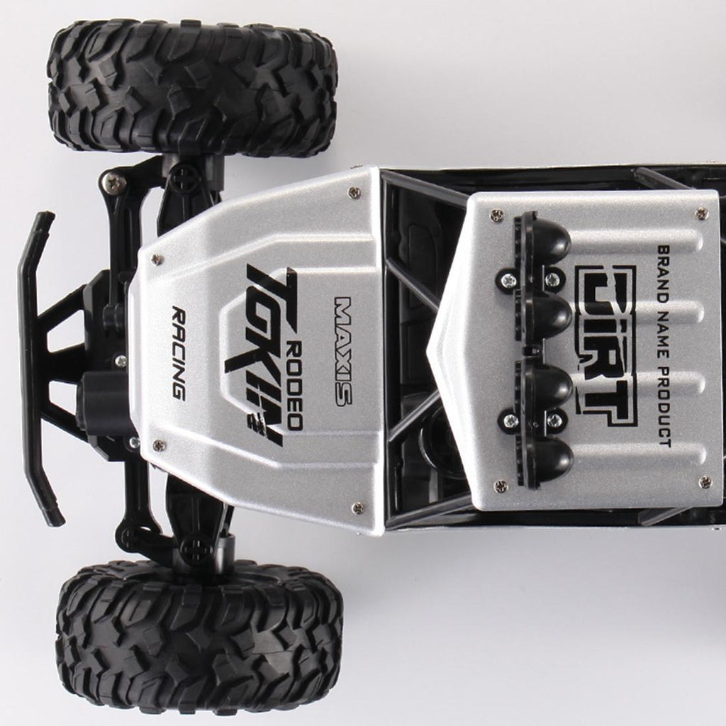 37cm Remote Control Bigfoot Climbing Car - 1 12 Alloy 4wd Cross-country Toy - Gold