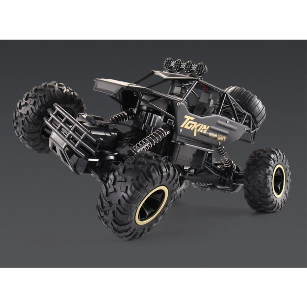37cm Remote Control Bigfoot Climbing Car - 1 12 Alloy 4wd Cross-country Toy - Gold