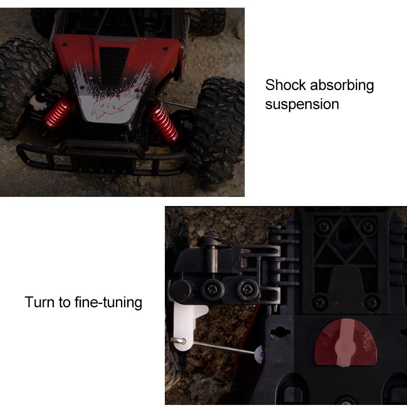 Four-way Remote Control Toy Car - 2.4ghz - Red