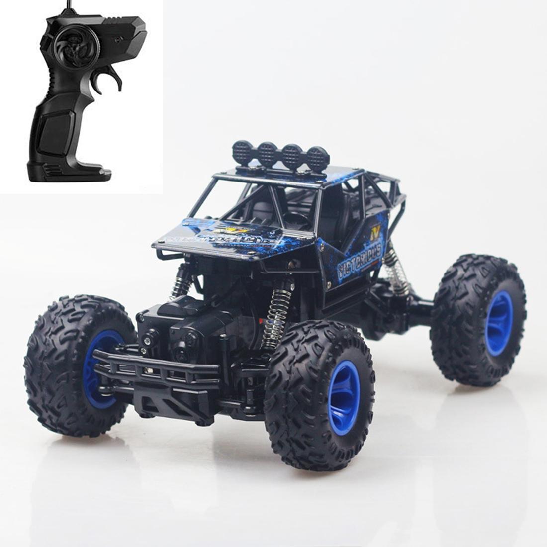 Large 1 16 Alloy Climbing Car - 28cm Remote Control Toy for Cross-country Adventures - Silver