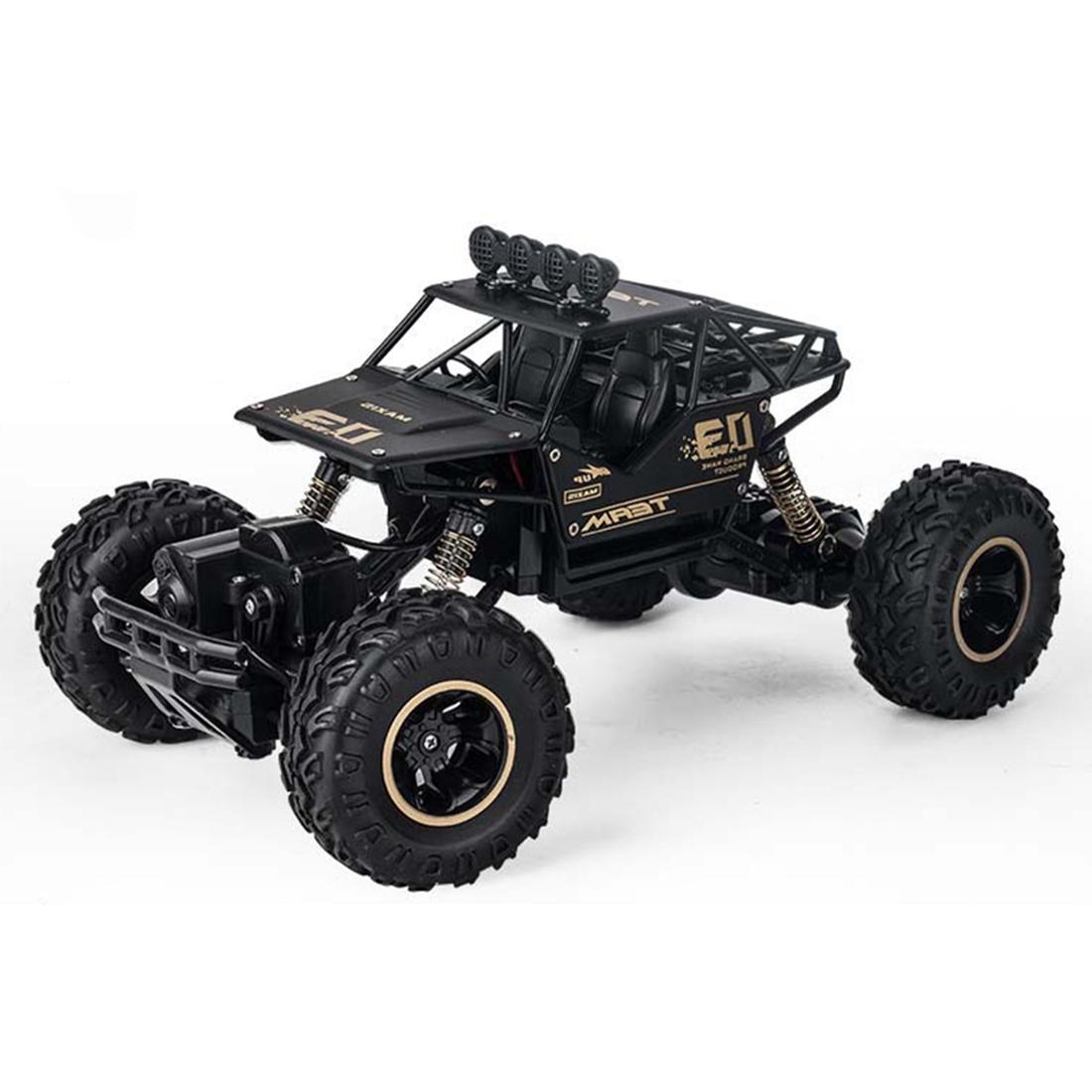 Large 1 16 Alloy Climbing Car - 28cm Remote Control Toy for Cross-country Adventures - Silver